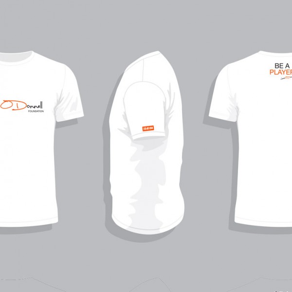 JODF White T-shirt white t-shirt